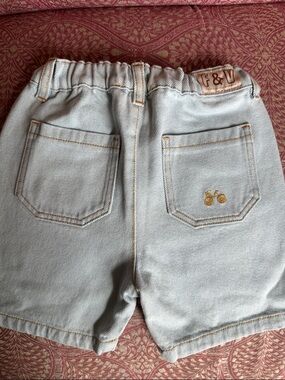 Fin & Vince Light Blue Kids Denim Shorts 6/7